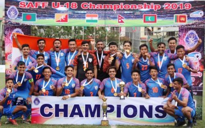 India U18 conquer maiden SAFF title