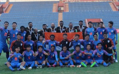 INDIA EMERGE GROUP WINNERS, QUALIFY FOR AFC U-16 FINALS
