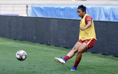 Football runs in the blood for Martina