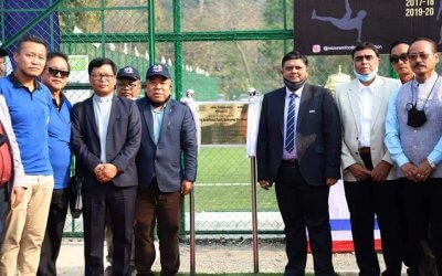 MFA Ground under FIFA Forward Project unveiled at Sairang Dinthar