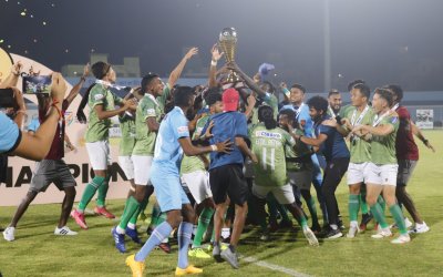 Gokulam Kerala come home to Kozhikode amidst rousing reception