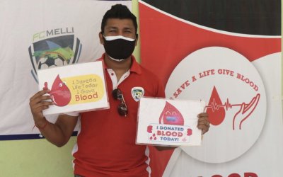 ‘Brilliant’ Nirmal organizes blood donation camp to aid hometown's battle against COVID-19