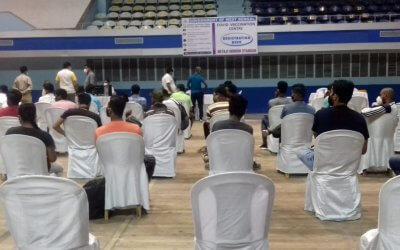 Netaji Indoor Stadium turned into vaccination centre for footballers, referees in West Bengal