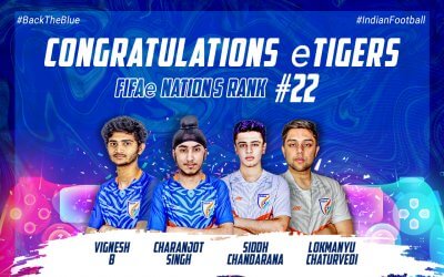 eTigers finish 22nd in latest World Rankings after debut FIFAe Nations Season