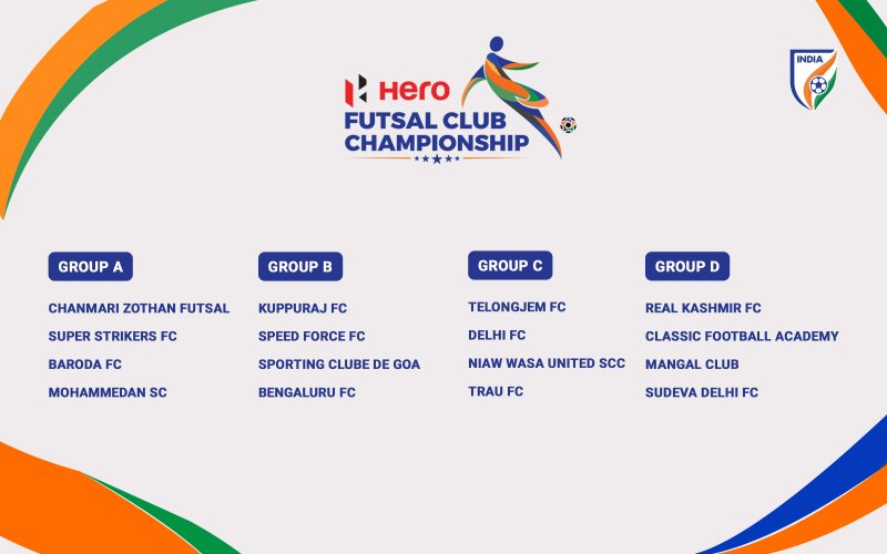 Hero Futsal Club Championship 2021-22 draw held via video conferencing