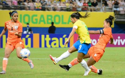 Indian Women’s Team goes down to Brazil
