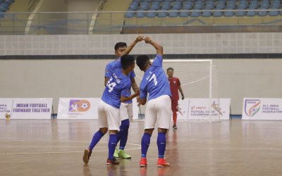 Chanmari Zothan Futsal come back to winning ways against Baroda FC