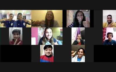 Indian Women’s Team stars Sanju, Indumathi interact with fans before setting off for Brazil