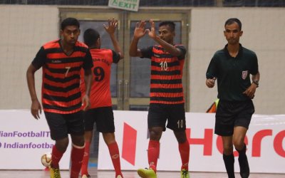 Dinabandhu slams hat-trick to hand Mangala Club victory over Sudeva Delhi FC