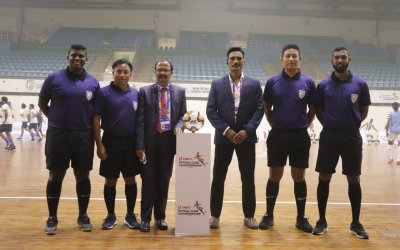 AIFF worked hard to develop futsal courses for referees, echo referee assessors Vishnu Chauhan, Pijush Vishwas