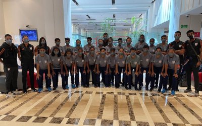 India U-19 Women's Team leaves for Bangladesh, to participate in SAFF U-19 Women's Championship