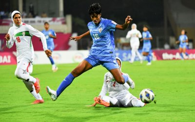 Dominant India held by Iran in AFC Women's Asian Cup
