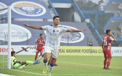 Learning new cultures, Real Kashmir’s Brazilian striker Tiago Adan aims to be Hero I-League’s top marksman