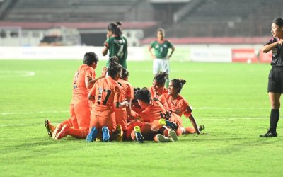 India U-18 girls continue winning run with 1-0 victory against Bangladesh