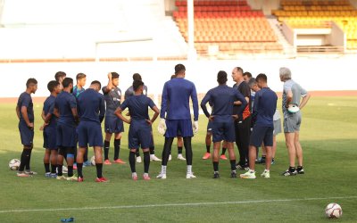 I want my team to carry a brave attitude on the pitch tomorrow, says Head Coach Igor Stimac