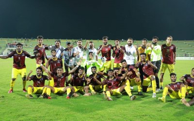 Karnataka thrash Gujarat 4-0 to make it to the semis in dramatic style