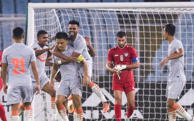 Late drama at VYBK as India inch closer to qualifying for Asian Cup