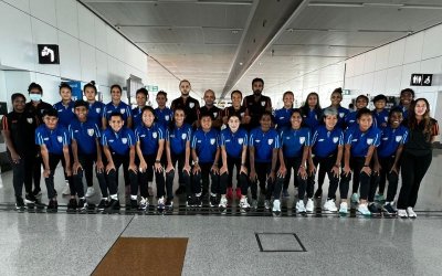 Blue Tigresses touch down in Kathmandu to play SAFF Women’s Championship 2022