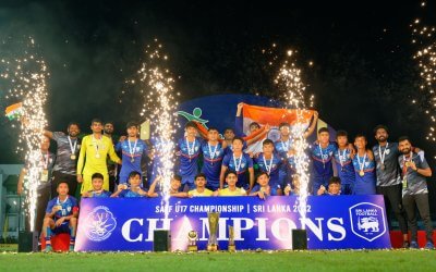 India sweep past 10-man Nepal to lift SAFF U-17 title