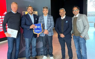 Kalyan Chaubey, Shaji Prabhakaran meet Royal Belgian FA President in Brussels