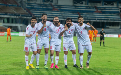 Lebanon thrash Bhutan, put one foot in semis