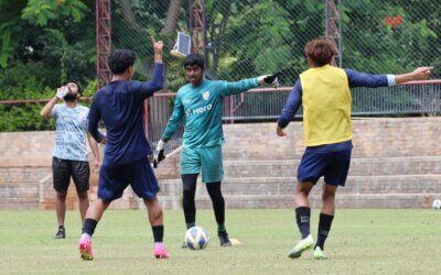 The beautiful game is all about defence for midfielder-turned-keeper Pranav