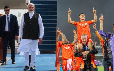 PM Narendra Modi expresses happiness over Indian men's and women's football teams' participation in Asian Games