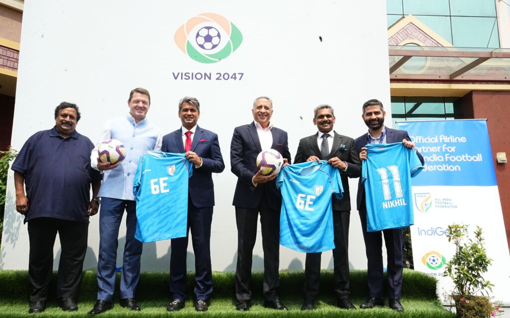 The All India Football Federation announced IndiGo as its global partner and the official airline for the Indian Football Team, on Friday
