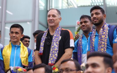 Indebted to the sport, my team, says Chhetri as Blue Tigers arrive in Kolkata