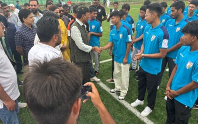 Hon'ble Union Sports Minister visits U17 national camp in Srinagar