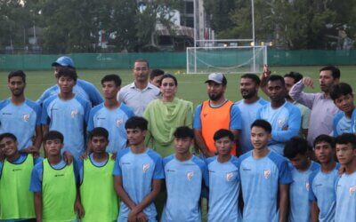 Secretary, J&K Sports Council visits U-17 National Camp in Srinagar