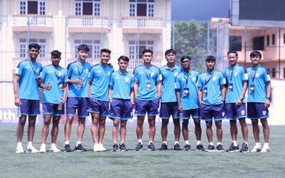 Ricky Meetei and teammates await more action in rain-drenched Kathmandu