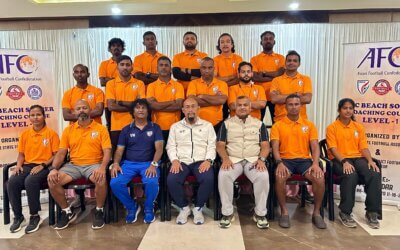 AFC Beach Soccer Certificate Course begins in Porbandar  
