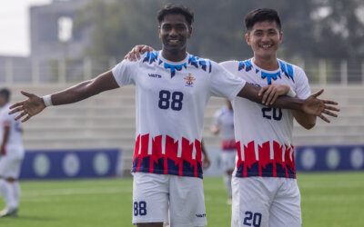 Defending champions Services qualify for quarter-final with third straight win