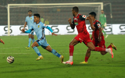 NorthEast United FC break four-game winless streak with a thumping win