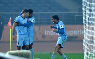 Karelis equaliser secures a point for Mumbai City FC against Punjab FC