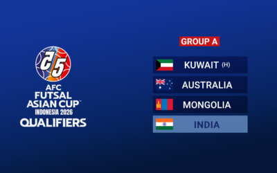 India draw Kuwait, Australia, Mongolia in AFC Futsal Asian Cup qualifiers
