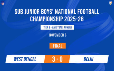 West Bengal outclass Delhi to win record-extending 14th Sub Junior Boys' NFC Tier 1 title in Amritsar