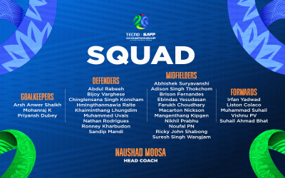 Naushad Moosa names 28-player squad for SAFF Championship 2026